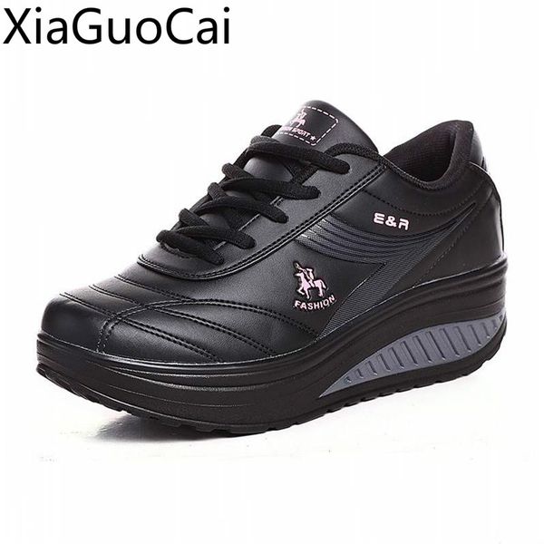 waterproof travel women platform casual shoes spring thick bottom increased casual sneakers ladies flats shoes, Black
waterproof travel women platform casual shoes spring thick bottom increased casual sneakers ladies flats shoes, Black