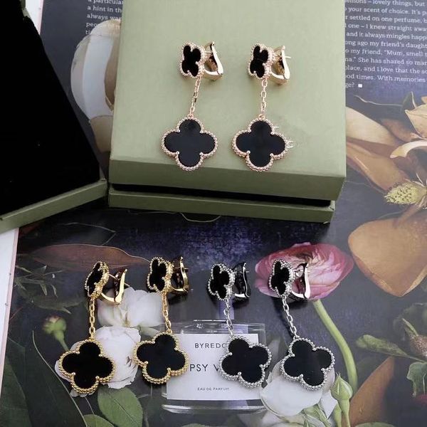luxury designer jewelry women earrings famous brand designer hoop earrings two flowers fashion earrings, Silver
luxury designer jewelry women earrings famous brand designer hoop earrings two flowers fashion earrings, Silver