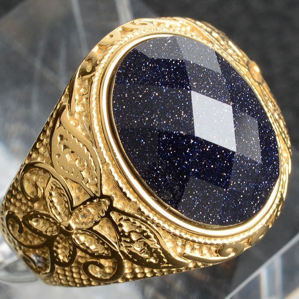 men's domineering stainless steel lapis lazuli engagement ring arab gems crystal wedding ring hip hop jewelry gifts, Slivery;golden
men's domineering stainless steel lapis lazuli engagement ring arab gems crystal wedding ring hip hop jewelry gifts, Slivery;golden