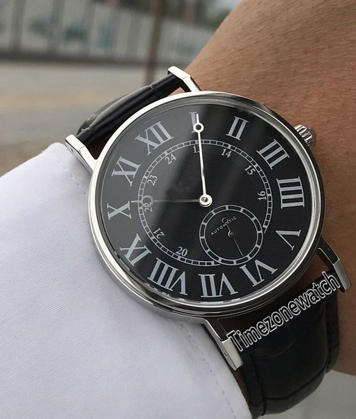 new w6801001 steel case black texture dial big white roma mark automatic mens watch 40mm black leather watches timezonewatch e37a1, Slivery;brown
new w6801001 steel case black texture dial big white roma mark automatic mens watch 40mm black leather watches timezonewatch e37a1, Slivery;brown