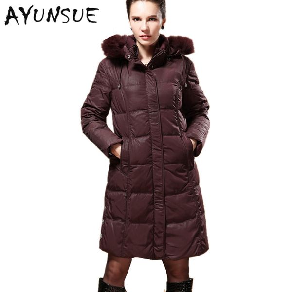 winter jacket women parka 2019 warm duck down winte jacket hood faux raccoon fur collar long thick loose parkas plus size hj462, Black
winter jacket women parka 2019 warm duck down winte jacket hood faux raccoon fur collar long thick loose parkas plus size hj462, Black