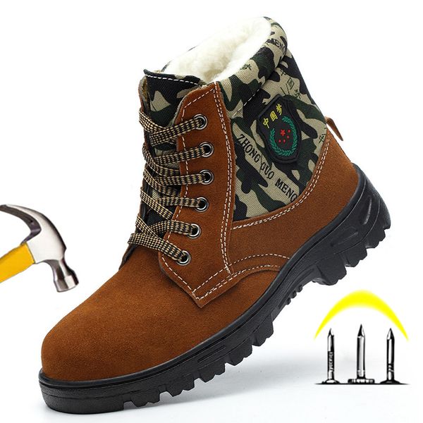 new men boots winter shoes men ankle boots winter anti-smashing piercing work safety safety shoe footwear, Black
new men boots winter shoes men ankle boots winter anti-smashing piercing work safety safety shoe footwear, Black