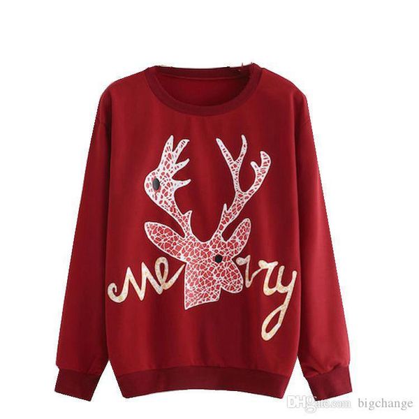 womens round neck sweater sika deer letter printed christmas loose casual womens large size s-2xl, Black
womens round neck sweater sika deer letter printed christmas loose casual womens large size s-2xl, Black