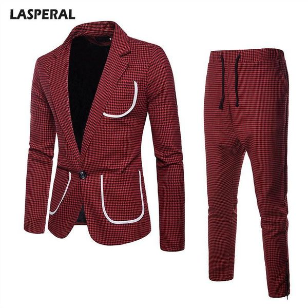 lasperal 2 piece set men's business groomsman suit blazers jacket pants vest sets male fashion slim suits wedding party, White;black
lasperal 2 piece set men's business groomsman suit blazers jacket pants vest sets male fashion slim suits wedding party, White;black