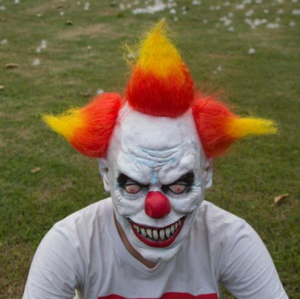 scary evil clown mask latex rubber mask halloween costume clown mask with hair for adults ing
scary evil clown mask latex rubber mask halloween costume clown mask with hair for adults ing