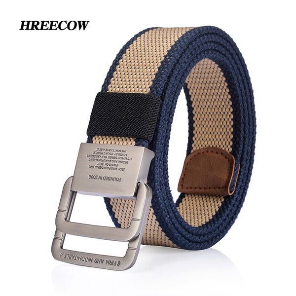new fashion men belt stripe outdoor tactical belt man double ring buckle thicken canvas belts for men waistband strap, Black;brown
new fashion men belt stripe outdoor tactical belt man double ring buckle thicken canvas belts for men waistband strap, Black;brown