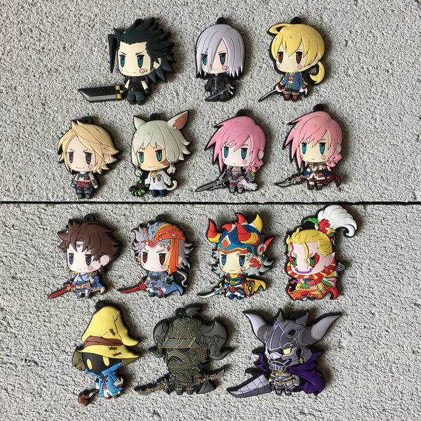 new arrival final fantasy original japanese anime figure rubber mobile phone charms keychain strap, Silver
new arrival final fantasy original japanese anime figure rubber mobile phone charms keychain strap, Silver