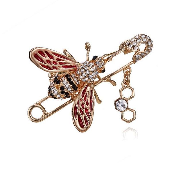 2019 top brand designer bee brooch women's female rhinestone pearl luxury brooch suit badge brand jewelry Ladies accessories
2019 top brand designer bee brooch women's female rhinestone pearl luxury brooch suit badge brand jewelry Ladies accessories