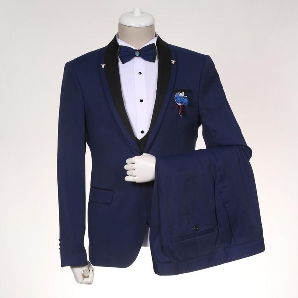 one button groomsmen peak lapel wedding groom tuxedos men suits wedding/prom/dinner man blazer(jacket+tie+vest+pants) 1263, Black;gray
one button groomsmen peak lapel wedding groom tuxedos men suits wedding/prom/dinner man blazer(jacket+tie+vest+pants) 1263, Black;gray