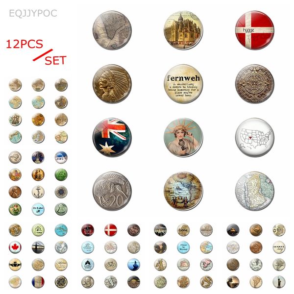 fridge magnet souvenir 12pcs/set 25mm map flag attractions glass cabochon magnetic refrigerator sticker home decor traveler gift
fridge magnet souvenir 12pcs/set 25mm map flag attractions glass cabochon magnetic refrigerator sticker home decor traveler gift