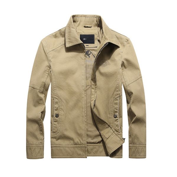 2020 spring fashion businessman casual jacket 100% cotton comfortable zipper coat long sleeves turn down collar plus size outfit, Black;brown 
2020 spring fashion businessman casual jacket 100% cotton comfortable zipper coat long sleeves turn down collar plus size outfit, Black;brown