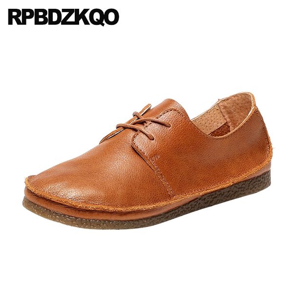 round toe british style vintage women oxfords shoes genuine leather real designer ladies chinese lace up flats brown 2019 black
round toe british style vintage women oxfords shoes genuine leather real designer ladies chinese lace up flats brown 2019 black