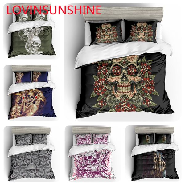 3d black skull death's-head duvet cover set human skeleton duvet cover bed king size beddings
3d black skull death's-head duvet cover set human skeleton duvet cover bed king size beddings