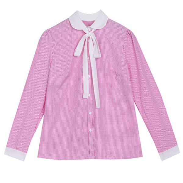 опрятный chic блудниц peter pan ribbon bowknot воротник тонкий розовый плед с длинным рукавом ol партии топы блузка рубашки, White
опрятный chic блудниц peter pan ribbon bowknot воротник тонкий розовый плед с длинным рукавом ol партии топы блузка рубашки, White