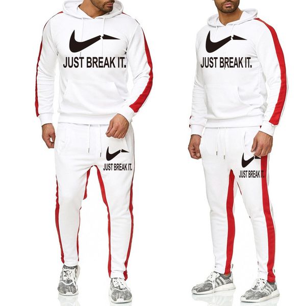 2010 couple tracksuits for men 2 pieces set new fashion jacket sportswear men tracksuit hoodie spring autumn brands clothes hoodies+pants, Gray
2010 couple tracksuits for men 2 pieces set new fashion jacket sportswear men tracksuit hoodie spring autumn brands clothes hoodies+pants, Gray