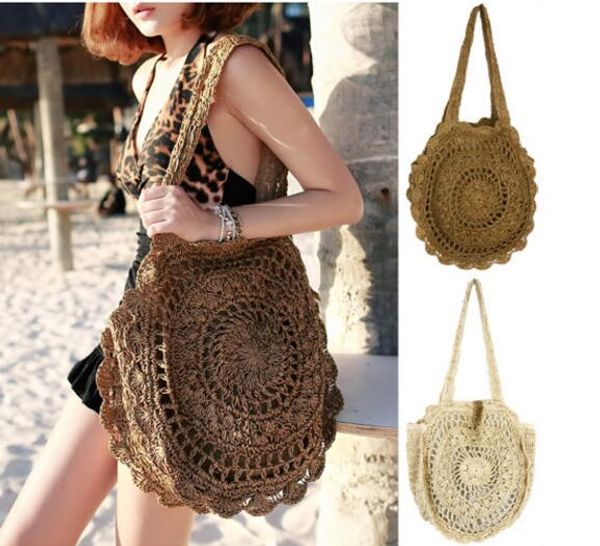 designer bohemian straw bags for women big circle beach handbags summer vintage rattan bag handmade kintted travel bags/4
designer bohemian straw bags for women big circle beach handbags summer vintage rattan bag handmade kintted travel bags/4