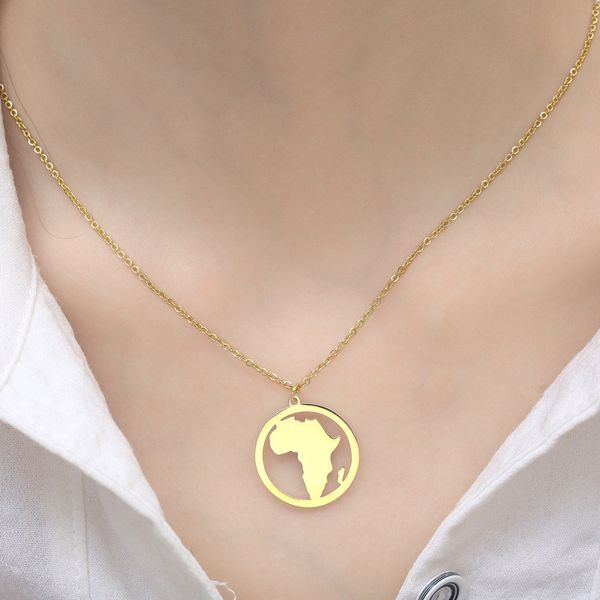 outline africa map necklace gold women accessories stainless steel clavicle chain simple hollow round silver women's necklace
outline africa map necklace gold women accessories stainless steel clavicle chain simple hollow round silver women's necklace