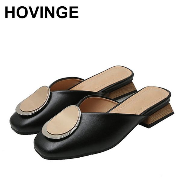 hovingegenuine leather mules women shoes metal decoration square toe slippers casual chunky heels slides slip on loafers big siz, Black
hovingegenuine leather mules women shoes metal decoration square toe slippers casual chunky heels slides slip on loafers big siz, Black