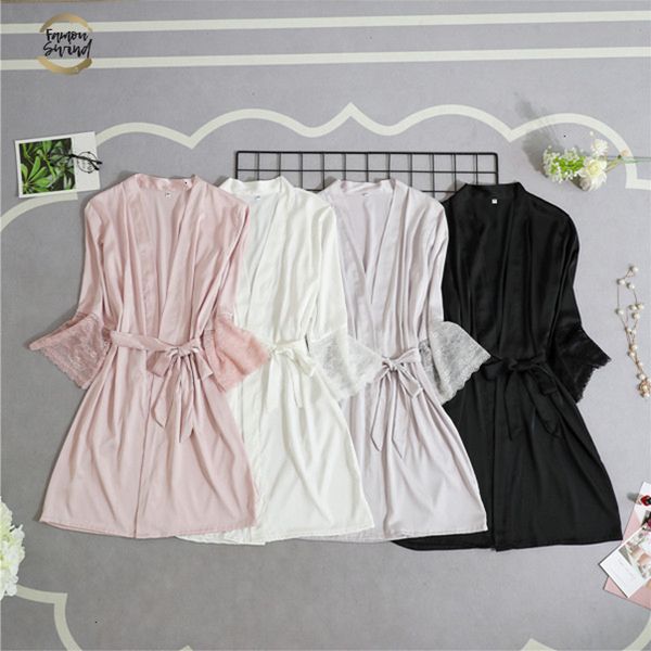 silk women satin short night robe solid kimono robe lace trim bathrobe peignoir bride bridesmaid robe fashion dressing gown, Black;red
silk women satin short night robe solid kimono robe lace trim bathrobe peignoir bride bridesmaid robe fashion dressing gown, Black;red