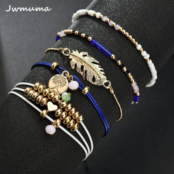 new fashion vintage feather women's bracelet set hand-woven wax rope bracelet metal alloy jewelry for women party gift wholesale, Black
new fashion vintage feather women's bracelet set hand-woven wax rope bracelet metal alloy jewelry for women party gift wholesale, Black
