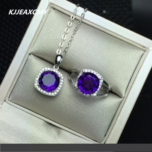 kjjeaxcmy fine jewelry natural amethyst necklace pendant in sterling 925 silver set, Black
kjjeaxcmy fine jewelry natural amethyst necklace pendant in sterling 925 silver set, Black