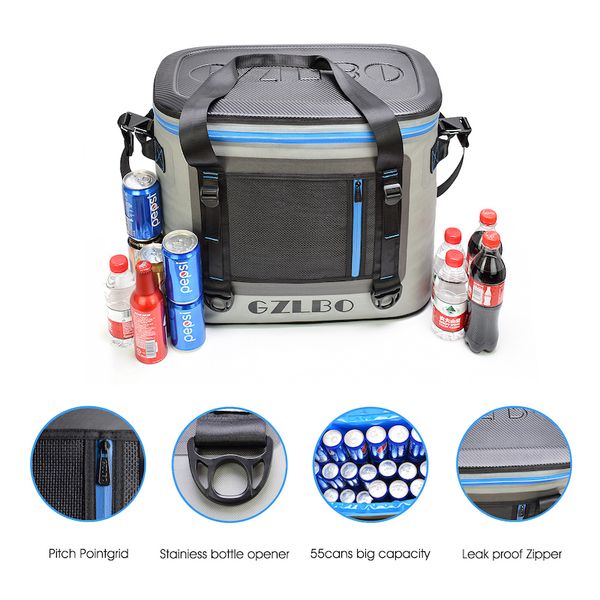 gzlbo picnic bag for camping hiking 55 cans soft cooler box for sea fishing camping portable coolers refrigerators
gzlbo picnic bag for camping hiking 55 cans soft cooler box for sea fishing camping portable coolers refrigerators