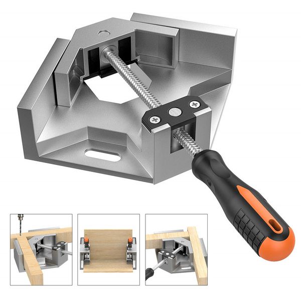 aluminum single handle 90 degree right angle clamp angle clamp woodworking frame clip right folder hand tool
aluminum single handle 90 degree right angle clamp angle clamp woodworking frame clip right folder hand tool