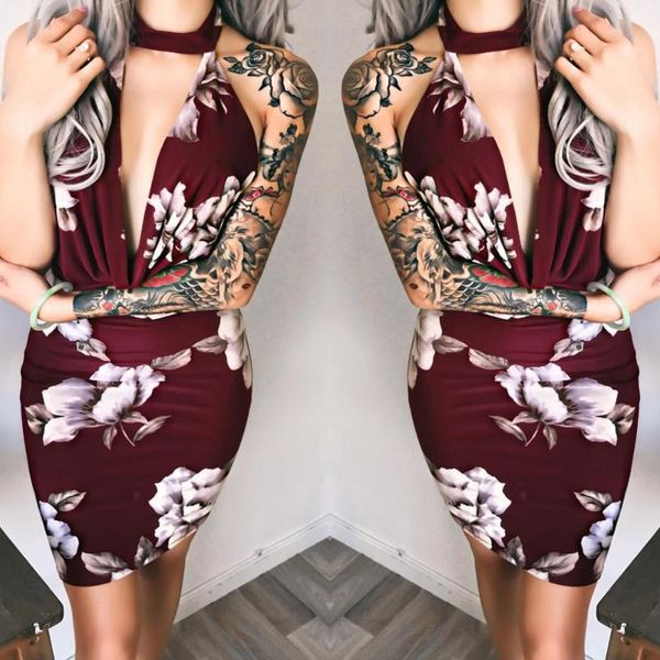 cover-ups 2021 women sleeveless floar printed v neck fitted bodycon evening party dress beach summer fashion
cover-ups 2021 women sleeveless floar printed v neck fitted bodycon evening party dress beach summer fashion