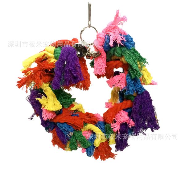 parrot toys cotton rope rings bird small bell gnaw toys swing elevated station bar cross border for
parrot toys cotton rope rings bird small bell gnaw toys swing elevated station bar cross border for