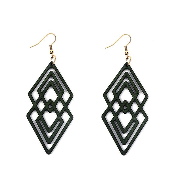 trendy cut out filigree rhombus geometric wood statement earrings for women wooden hollow teardrop open chandelier hook jewelry accessories, Silver
trendy cut out filigree rhombus geometric wood statement earrings for women wooden hollow teardrop open chandelier hook jewelry accessories, Silver