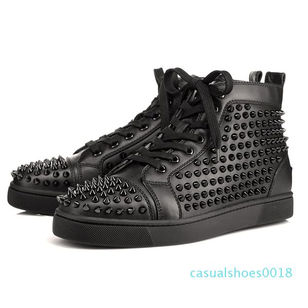 2019 designer sneakers red bottom shoe low cut studded spikes luxury shoes for men and women party wedding crystal leather sneakers c18, Black
2019 designer sneakers red bottom shoe low cut studded spikes luxury shoes for men and women party wedding crystal leather sneakers c18, Black