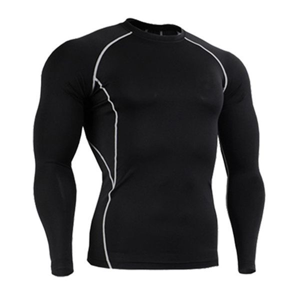 men's pro fitness training sports running tights t-shirt round neck high elastic quick-drying breathable clothing long-sleeved, Black;blue
men's pro fitness training sports running tights t-shirt round neck high elastic quick-drying breathable clothing long-sleeved, Black;blue