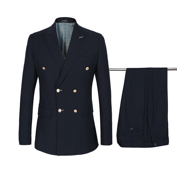 double-breasted men suits 2020 jacket suit terno 50% wool gold buttons costume homme blazers+pants casual slim fit marriage set, White;black
double-breasted men suits 2020 jacket suit terno 50% wool gold buttons costume homme blazers+pants casual slim fit marriage set, White;black