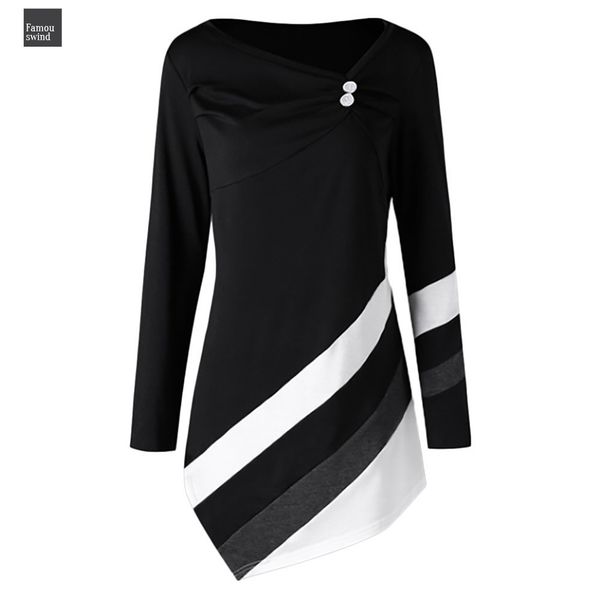 blouse size plus floral clothes asymmtrical women autumn winter striped shirts fashion casual tunic plus size camisa feminina, White
blouse size plus floral clothes asymmtrical women autumn winter striped shirts fashion casual tunic plus size camisa feminina, White