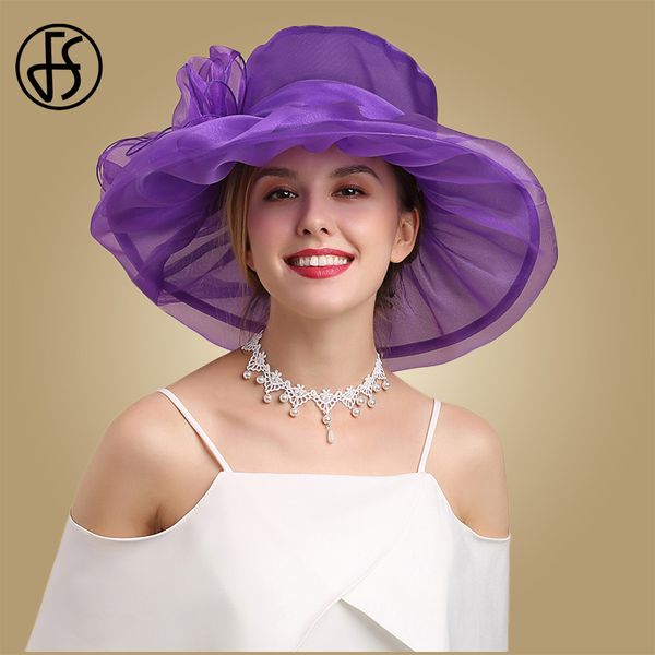 fs purple wide brim fedoras hats for women caps summer big flower sun hat foldable white pink elegant ladies cap, Blue;gray
fs purple wide brim fedoras hats for women caps summer big flower sun hat foldable white pink elegant ladies cap, Blue;gray