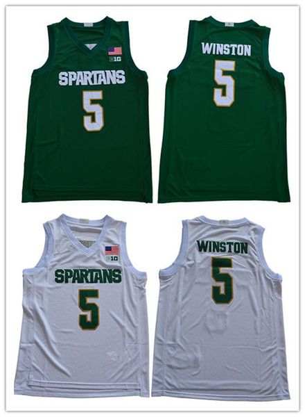 2020 ncaa michigan state spartans cassius winston college баскетбол джетки дешевый кассиус уинстон зеленые белые сшитые рубашки s, Black
2020 ncaa michigan state spartans cassius winston college баскетбол джетки дешевый кассиус уинстон зеленые белые сшитые рубашки s, Black