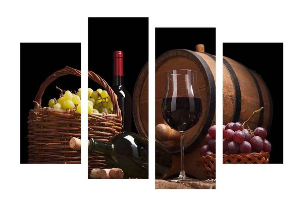 4pcs/set unframed red wine and grapes hd print on canvas wall art picture for home and living room decor
4pcs/set unframed red wine and grapes hd print on canvas wall art picture for home and living room decor