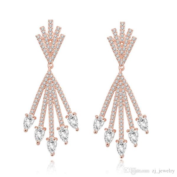 selling new fashion trend copper zircon pink gold color pendant earrings exquisite leaves earrings for women jewelry, Golden;silver
selling new fashion trend copper zircon pink gold color pendant earrings exquisite leaves earrings for women jewelry, Golden;silver