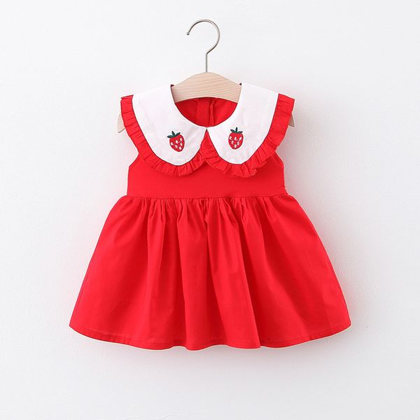 2020 girls dress summer baby baby summer dress strawberry pineapple embroidered doll collar princess skirt, Red;yellow
2020 girls dress summer baby baby summer dress strawberry pineapple embroidered doll collar princess skirt, Red;yellow