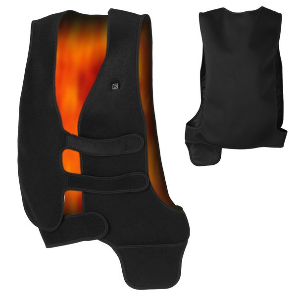 far infrared heating vest warm cycling hunting vest winter electric heated waistcoat fishing exploration motorcycling jacket, Black
far infrared heating vest warm cycling hunting vest winter electric heated waistcoat fishing exploration motorcycling jacket, Black