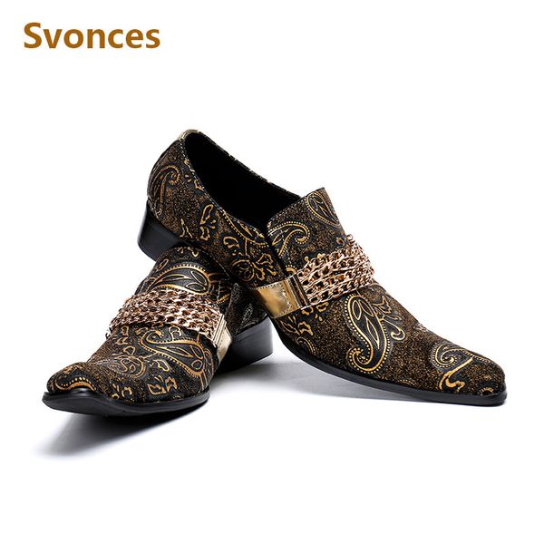 genuine leather dressing shoes man fashion printing gold chain pointed toe gentleman flats casual party laofers mens shoes new, Black
genuine leather dressing shoes man fashion printing gold chain pointed toe gentleman flats casual party laofers mens shoes new, Black