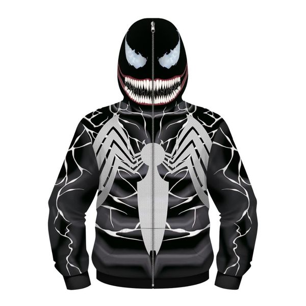 venom spiderman hoodie kids jacket 3d print spiderman sweatshirts for boys zipper hoodies teen pullover girls clothes, Black
venom spiderman hoodie kids jacket 3d print spiderman sweatshirts for boys zipper hoodies teen pullover girls clothes, Black