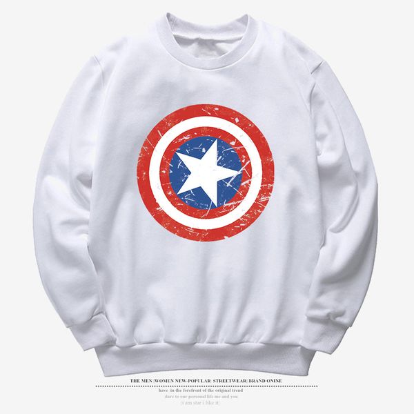 международный trend capitain американских толстовки популярных моды marvel щит фуфайка streetwear юношеская досуг повседневный пуловер, Black
международный trend capitain американских толстовки популярных моды marvel щит фуфайка streetwear юношеская досуг повседневный пуловер, Black