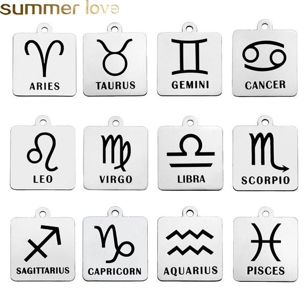 stainless steel 12 zodiac constellation signs pendant charm fit original bracelet&necklace for women men diy jewelry making, Bronze;silver
stainless steel 12 zodiac constellation signs pendant charm fit original bracelet&necklace for women men diy jewelry making, Bronze;silver