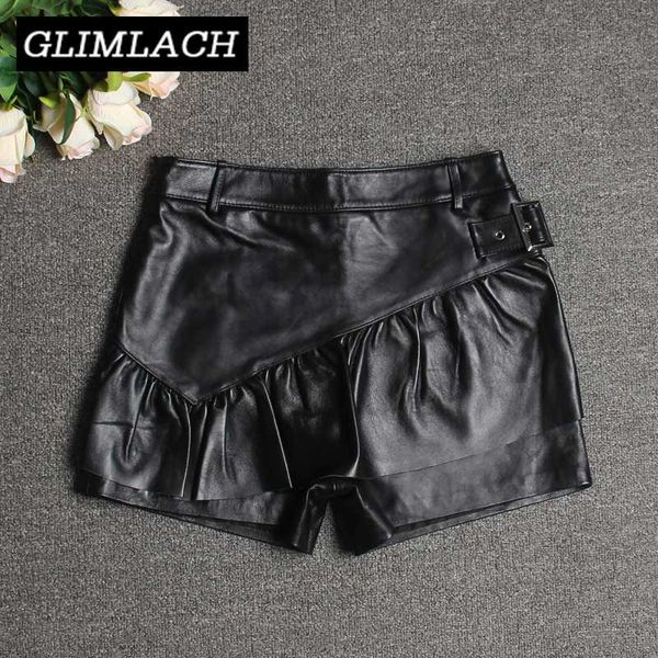 women's shorts 2021 female genuine leather slim wide leg women 100% sheepskin real skirts ladies streetwear spring, White;black
women's shorts 2021 female genuine leather slim wide leg women 100% sheepskin real skirts ladies streetwear spring, White;black
