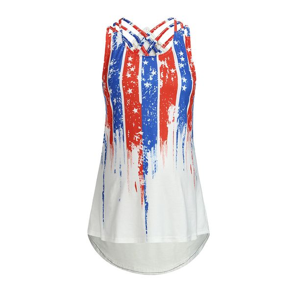 Nursing Top Women Summer Casual Lace US Flag Print Tshirt Sleeveless Vest Tees Pregnant Maternity Clothes Ropa Embarazada 19May6
Nursing Top Women Summer Casual Lace US Flag Print Tshirt Sleeveless Vest Tees Pregnant Maternity Clothes Ropa Embarazada 19May6