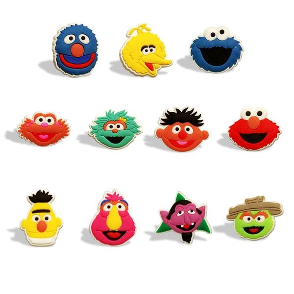 1pc sesame street pvc shoe charms cute cartoon shoes accessories buckles decoration for croc jibz elmo ornaments for kids, White;pink
1pc sesame street pvc shoe charms cute cartoon shoes accessories buckles decoration for croc jibz elmo ornaments for kids, White;pink