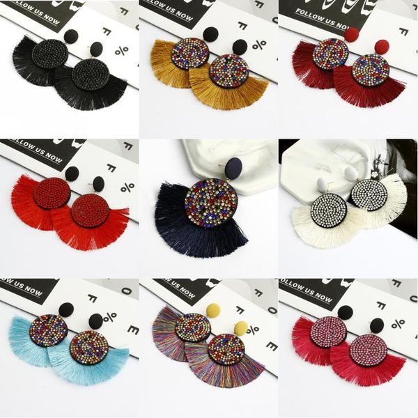 fashion boho ethnic diamond fan shaped tassel earrings women girl 9 styles handmade statement earrings drop dangle jewelry, Silver
fashion boho ethnic diamond fan shaped tassel earrings women girl 9 styles handmade statement earrings drop dangle jewelry, Silver