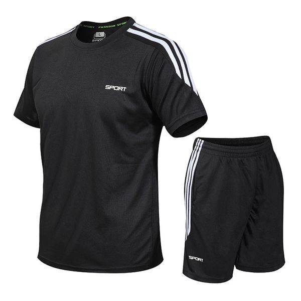 men's tracksuits mens active two pieces suit 2020 new breathable crew neck shirts + shorts fashion mens casual thin sports suits -5xl, Gray
men's tracksuits mens active two pieces suit 2020 new breathable crew neck shirts + shorts fashion mens casual thin sports suits -5xl, Gray