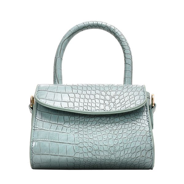 women shoulder bag imitation leather young female handbag literary simple style lady crocodile pattern fashion small bag green
women shoulder bag imitation leather young female handbag literary simple style lady crocodile pattern fashion small bag green